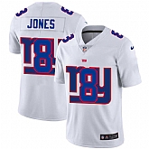 Nike Giants 8 Daniel Jones White Shadow Logo Limited Jersey Yhua,baseball caps,new era cap wholesale,wholesale hats